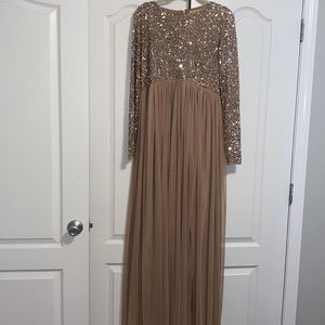 ASOS maya maternity mauve gown